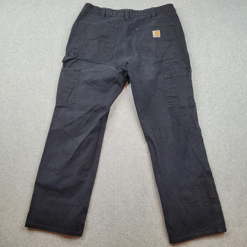 Carhartt BN3334-M Double Knee Utility Pant Mens 33x30 Rugged Flex Black Duck - Picture 7 of 8